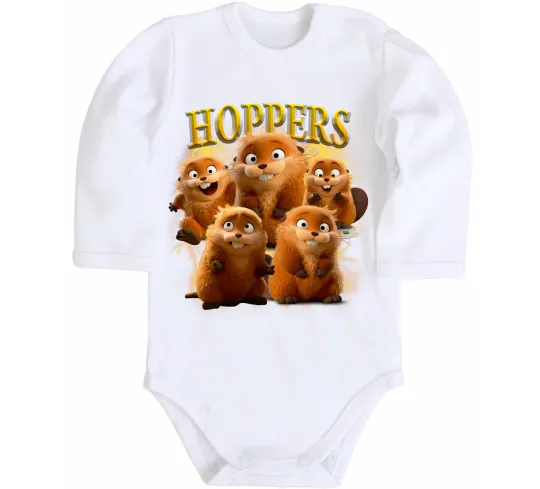 Детский боди Hoppers Mabel Белый фото