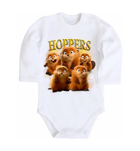 Детский боди Hoppers Mabel Белый фото