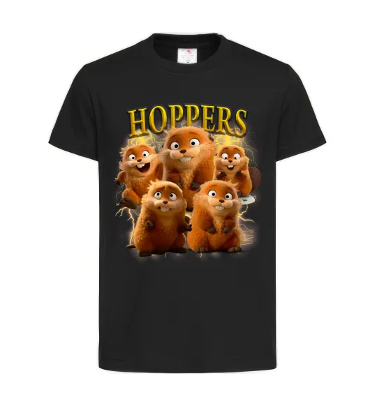 Дитяча футболка Hoppers Mabel Чорний фото