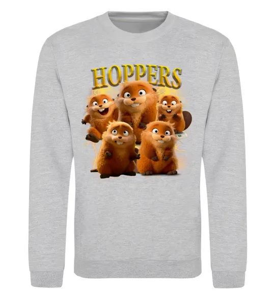 Свитшот Hoppers Mabel Серый меланж фото