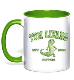 Чашка з кольоровою ручкою Tom Lizard