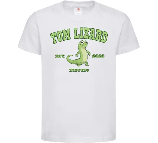Детская футболка Tom Lizard Белый фото