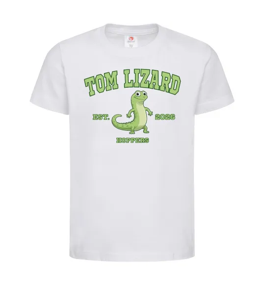 Детская футболка Tom Lizard Белый фото