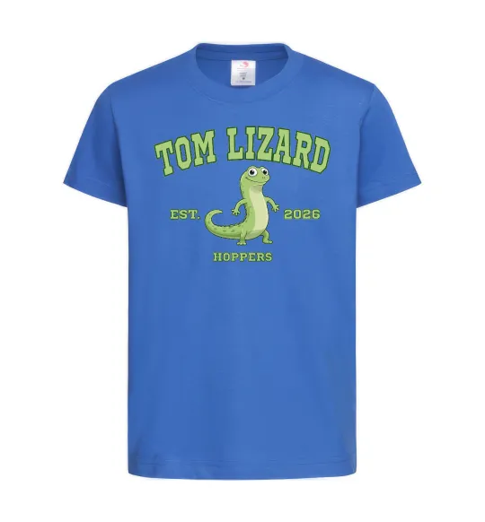 Детская футболка Tom Lizard Ярко-синий фото