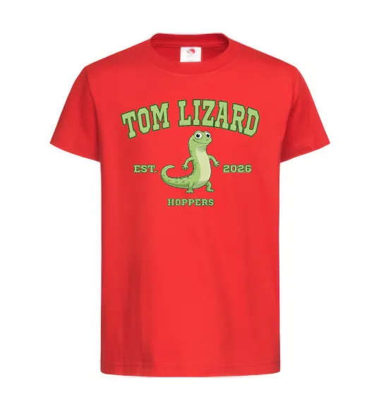 Детская футболка Tom Lizard Красный фото