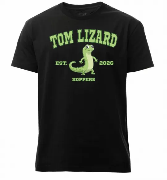 Мужская премиум футболка Tom Lizard Черный фото