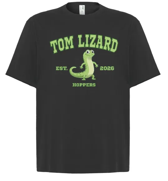 Футболка Оверсайз Tom Lizard Черный фото