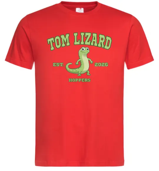 Мужская футболка Tom Lizard Красный фото
