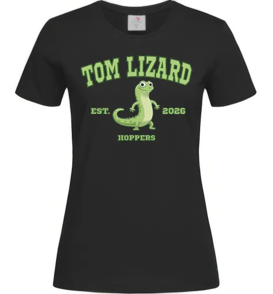 Женская футболка Tom Lizard Черный фото