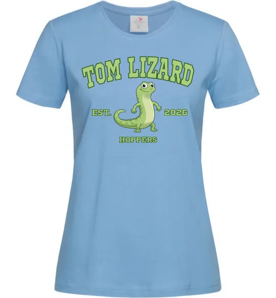 Женская футболка Tom Lizard Голубой фото