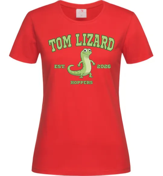 Женская футболка Tom Lizard Красный фото