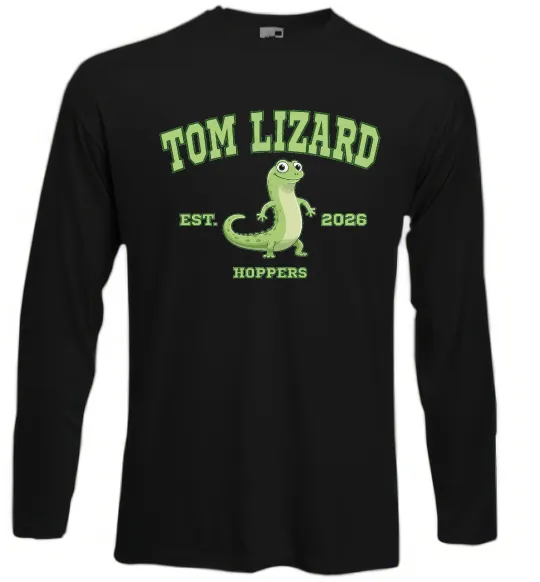 Лонгслив Tom Lizard Черный фото