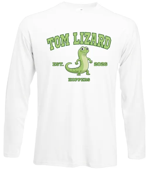 Лонгслив Tom Lizard Белый фото