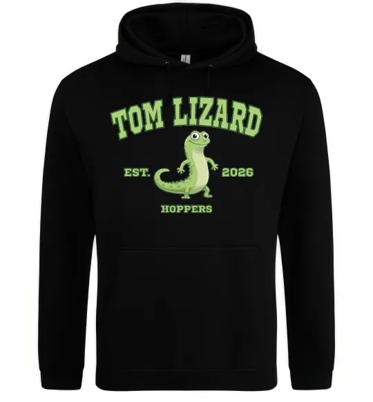 Женская толстовка (худи) Tom Lizard Черный фото