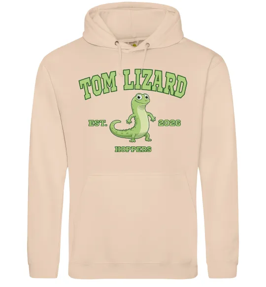 Женская толстовка (худи) Tom Lizard Песочный фото