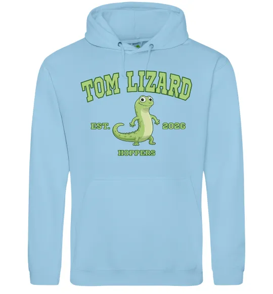 Женская толстовка (худи) Tom Lizard Голубой фото