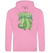 Женская толстовка (худи) Hoppers Lizard Tom Розовый фото