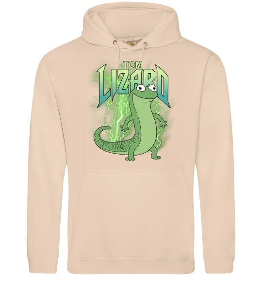 Женская толстовка (худи) Hoppers Lizard Tom Песочный фото