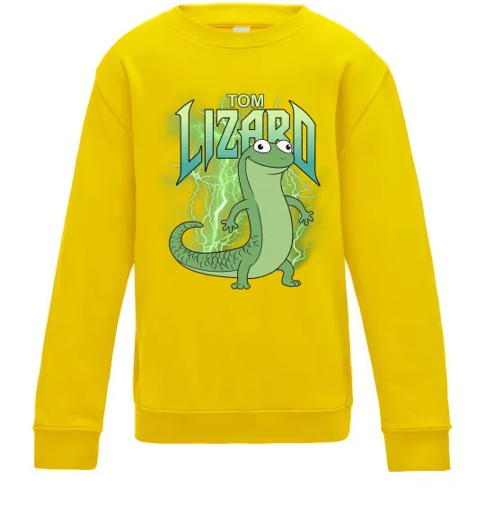 Детский Свитшот Hoppers Lizard Tom Солнечно желтый фото