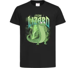 Детская футболка Hoppers Lizard Tom Черный фото