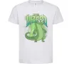 Детская футболка Hoppers Lizard Tom Белый фото