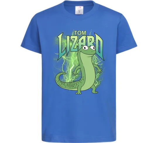 Детская футболка Hoppers Lizard Tom Ярко-синий фото