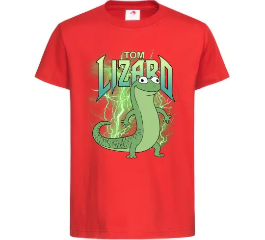 Детская футболка Hoppers Lizard Tom Красный фото