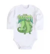 Детский боди Hoppers Lizard Tom Белый фото