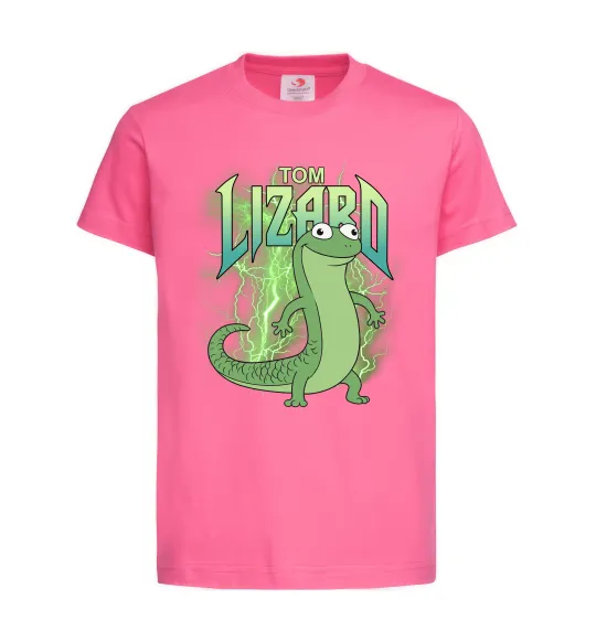 Детская футболка Hoppers Lizard Tom Ярко-розовый фото