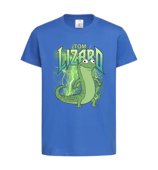Детская футболка Hoppers Lizard Tom Ярко-синий фото