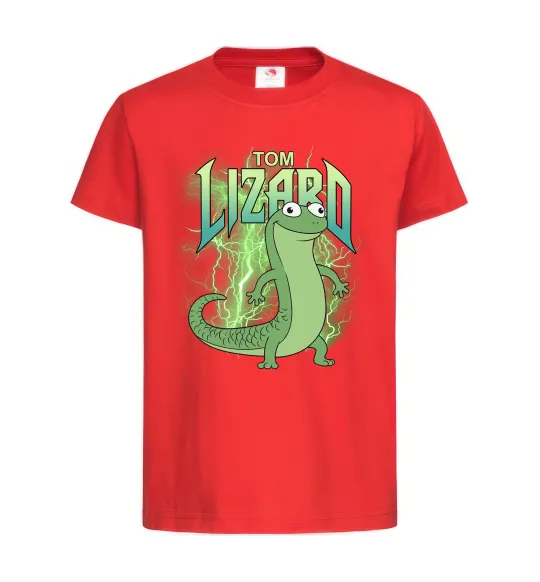 Детская футболка Hoppers Lizard Tom Красный фото