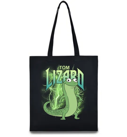 Эко-сумка Hoppers Lizard Tom Черный фото