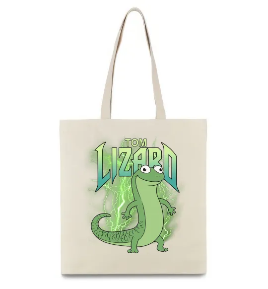 Эко-сумка Hoppers Lizard Tom Бежевый фото