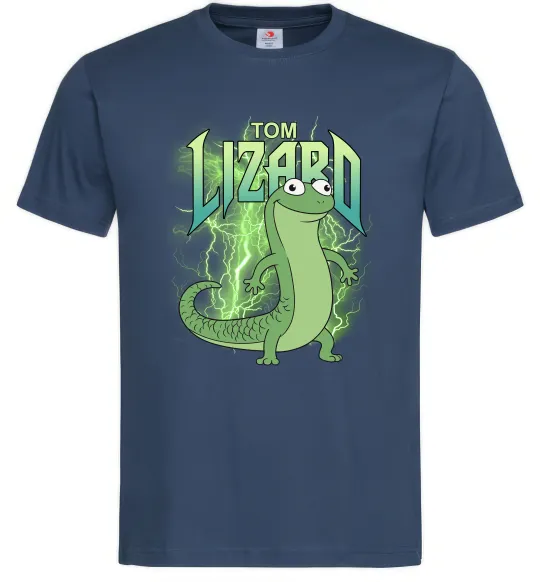Мужская футболка Hoppers Lizard Tom Темно-синий фото