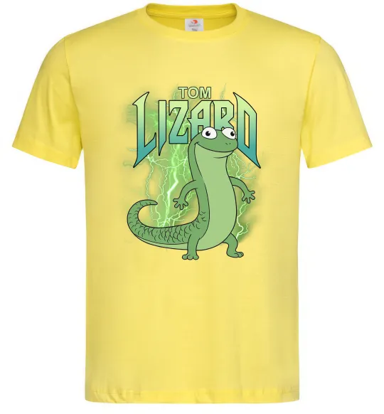 Мужская футболка Hoppers Lizard Tom Лимонный фото