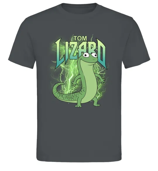 Мужская футболка Hoppers Lizard Tom Графит фото