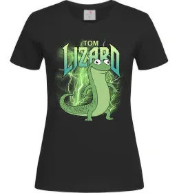 Женская футболка Hoppers Lizard Tom Черный фото