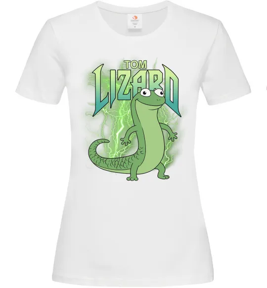 Женская футболка Hoppers Lizard Tom Белый фото