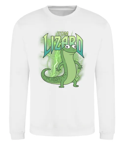 Свитшот Hoppers Lizard Tom Белый фото