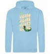 Мужская толстовка (худи) Стрибунці ящірка Том Голубой фото