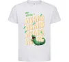 Детская футболка Стрибунці ящірка Том Белый фото