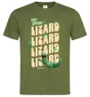 Мужская футболка Стрибунці ящірка Том Оливковый фото