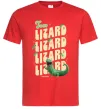 Мужская футболка Стрибунці ящірка Том Красный фото