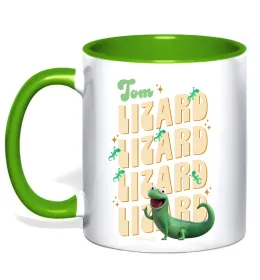 Чашка с цветной ручкой