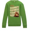 Детский Свитшот Hoppers king George Лаймовый фото