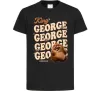 Детская футболка Hoppers king George Черный фото