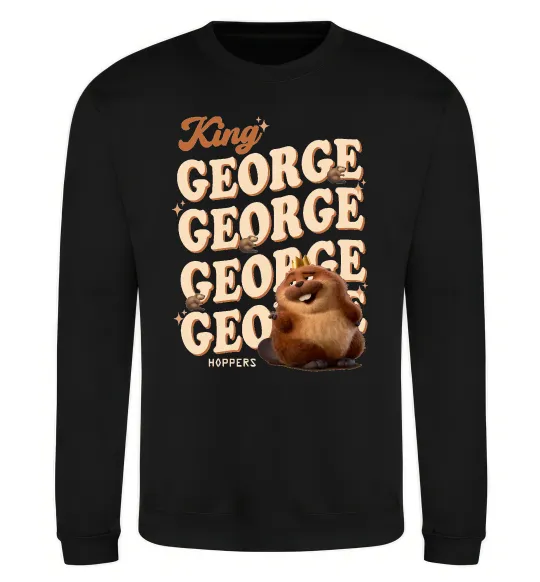 Свитшот Hoppers king George Черный фото