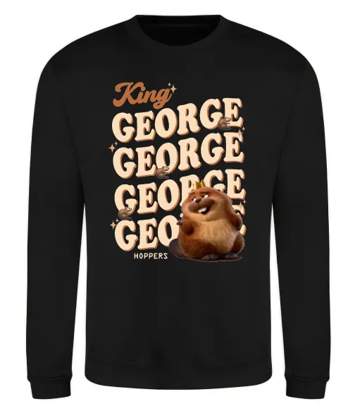 Свитшот Hoppers king George Черный фото