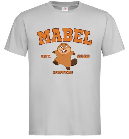 Мужская футболка Mabel Hoppers Серый фото