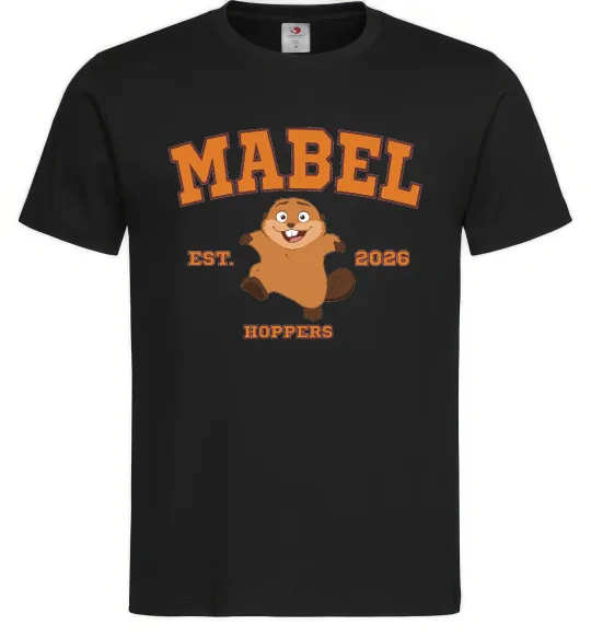 Мужская футболка Mabel Hoppers Черный фото